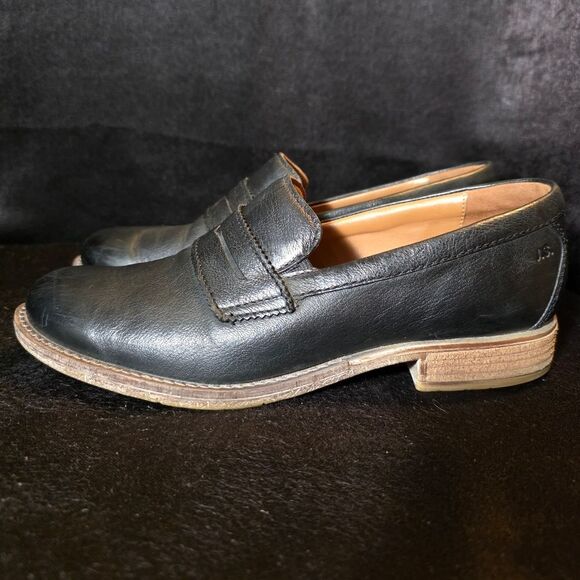 Josef Seibel Black Leather Womens Slip-Ons - Picture 5 of 10